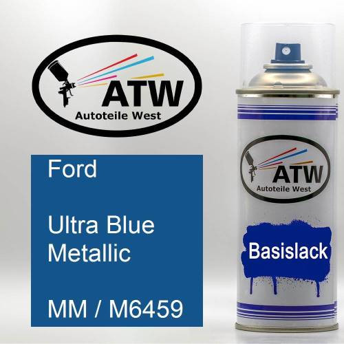 Ford, Ultra Blue Metallic, MM / M6459: 400ml Sprühdose, von ATW Autoteile West.